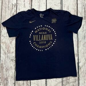 Villanova University Wildcats 2018 National Champions Basketball Sport Tshirt